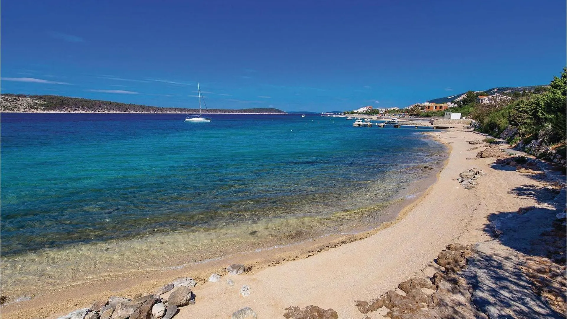 1 Bedroom Lovely Apartment In Barbat Na Rabu 0*,  Croatia